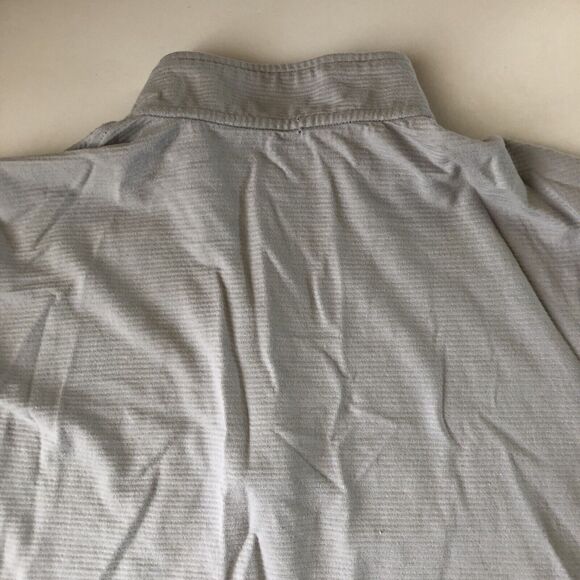 IZOD Saltwater Relaxed Classic 1/4 Zip Gray Long Sleeve Pullover Men's Large - Picture 14 of 14